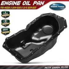 Engine Oil Pan with Drain Plug for Mazda 3 2014-2018 6 CX-5 2014-2017 L4 2.5L