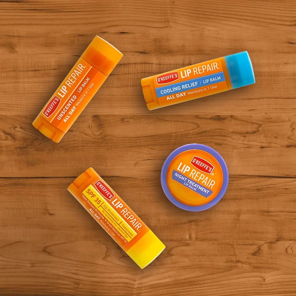 Bálsamo labial reparador de labios sin perfume para labios secos y agrietados - Stick (paquete de 3) - Hidratante Foto 4 de 4