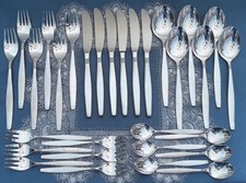 Traumhaftes Silberbesteck BSF 111 Dänisch Perl 30 Teile für 6 Personen TOP