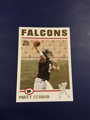 2004 Topps Collection Gold # 356 MATT SCHAUB ROOKIE RC Atlanta Falcons Sharp ! 