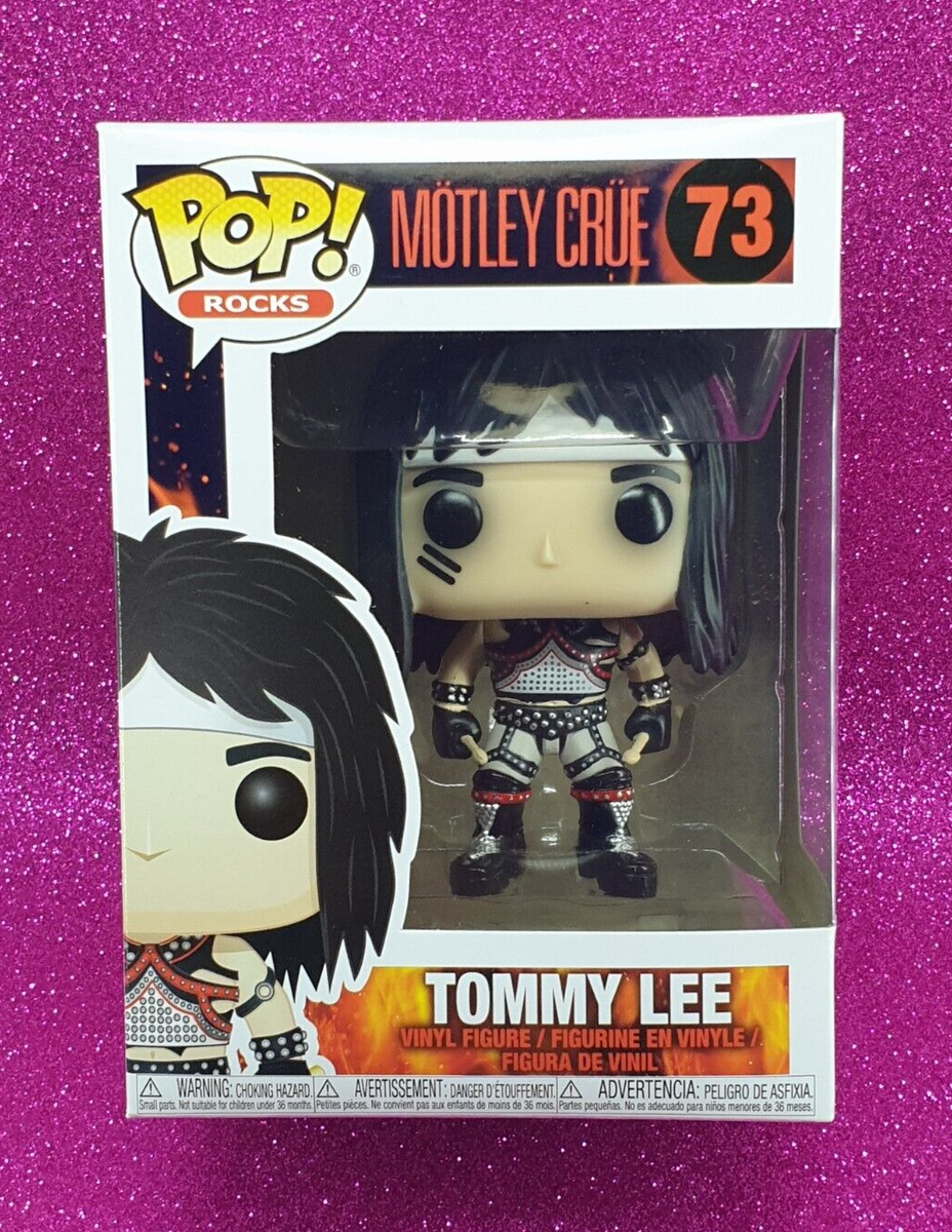 FUNKO POP ROCKS MOTLEY CRUE #73 TOMMY LEE VAULTED VINYL FIGURE