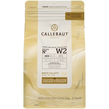 Callebaut White Chocolate 'W2' Callets | 6x1kg | Free Delivery