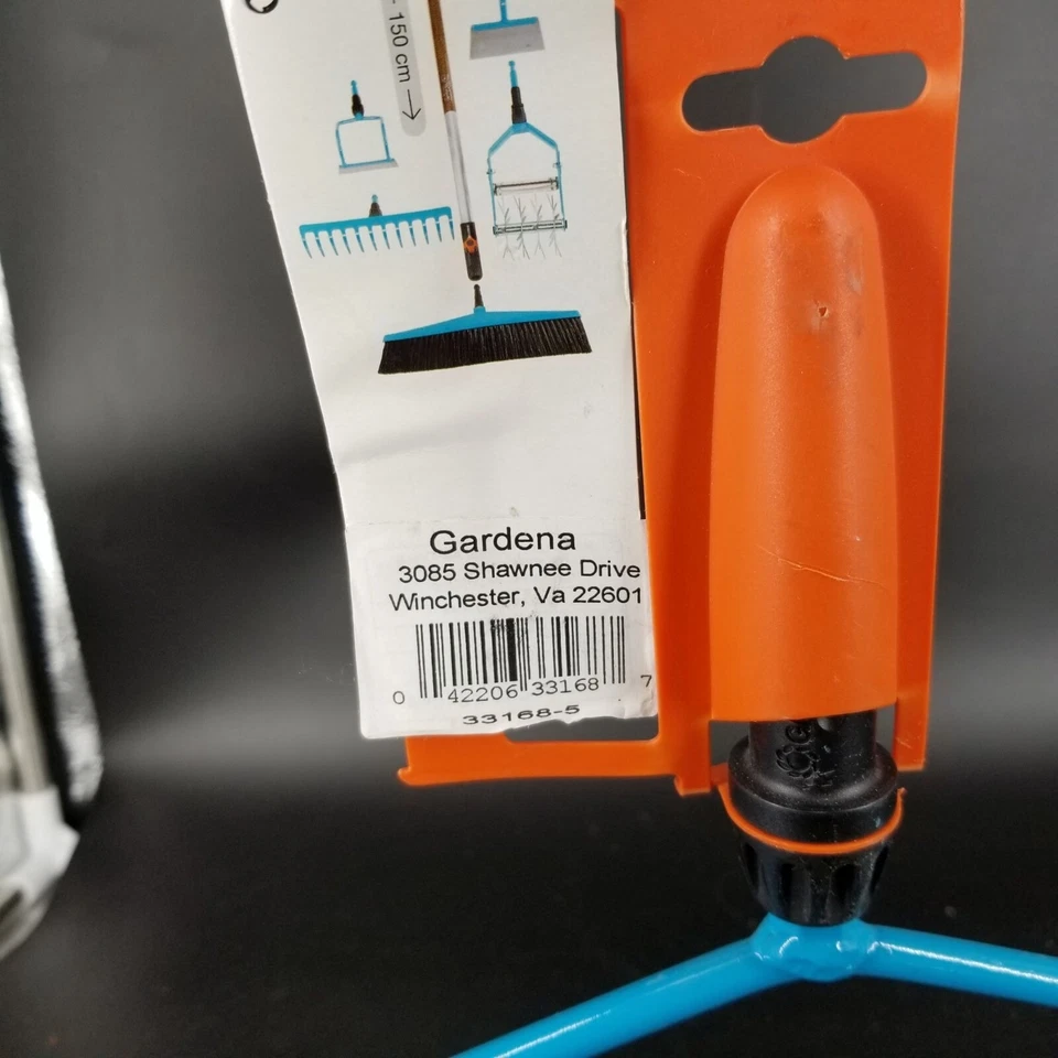 Rastrillo de arco de jardín Gardena herramienta de césped de 14 pulgadas 3168 sistema combinado de acero intercambiable Foto 4 de 4