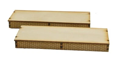 IN THE GREENWOOD TT-PS007 Plain Surface Platform Twin pack TT:120 Gauge Laser Cut Kit