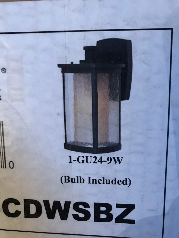 Maxim 55653CDWSBZ Bungalow LED 1-Light Wall Lantern, Bronze Finish - Image 4 of 4