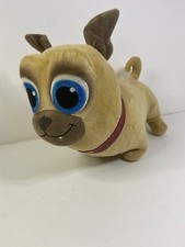 Disney Store Puppy Dog Pals ROLLY 12" Plush Pug Red Collar Stuffed Animal H8