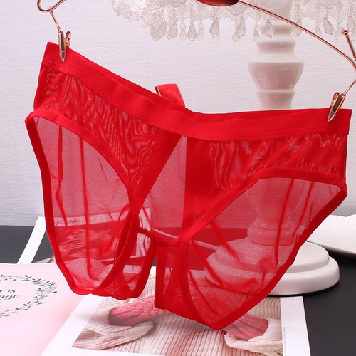 Women Sexy Open Crotch Panties Briefs Crotchless Lingeries Underwear Knickers - Picture 23 of 28