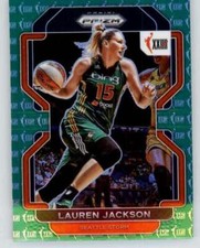 2022 Panini Prizm WNBA Prizms Green Anniversary #166 Lauren Jackson W25