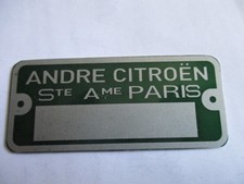 Typenschild Belge citroen Ente 2CV HY DS SM ID AMI GS Mehari Schild S31 grün