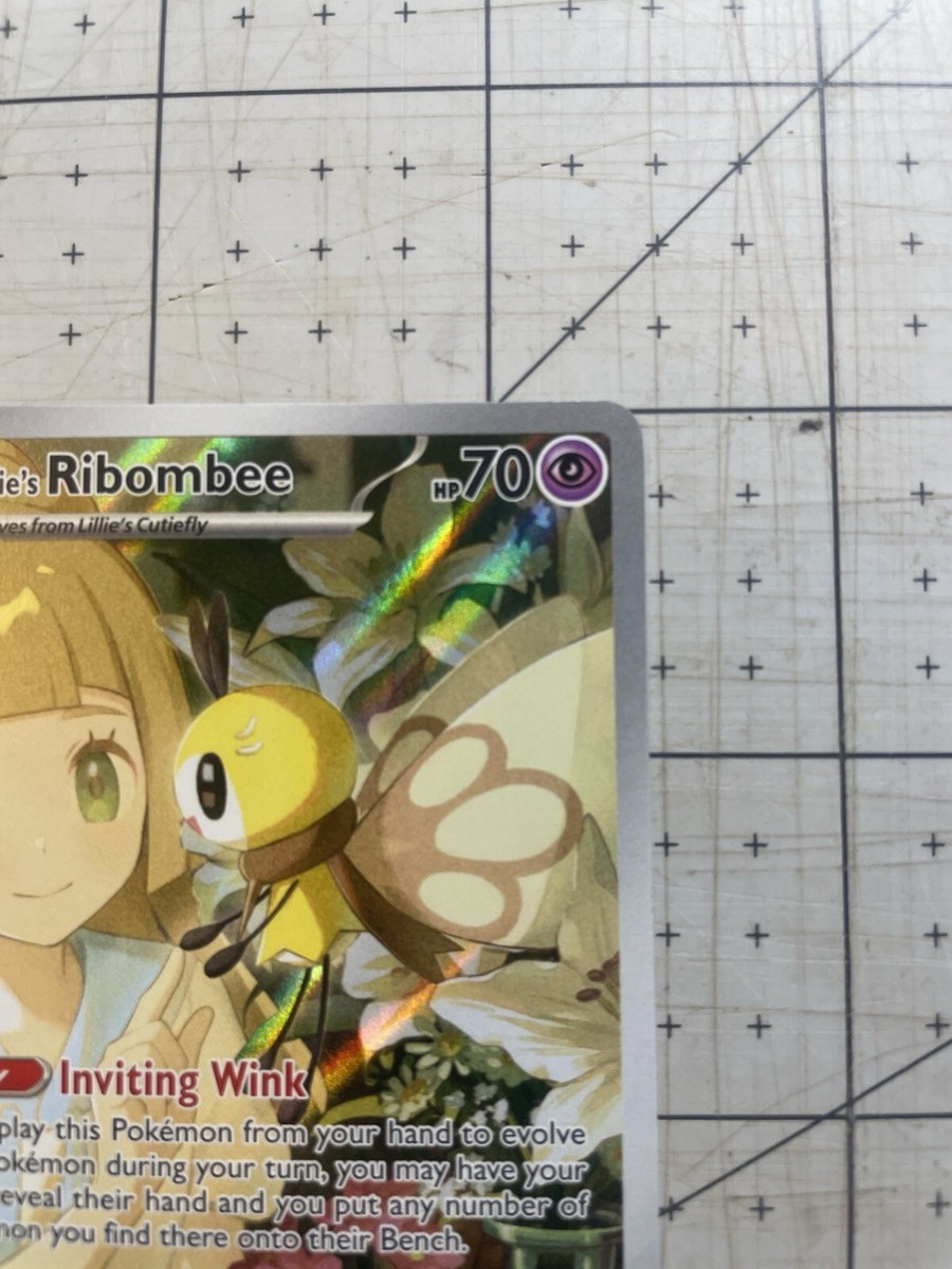 Pokemon Stage 1 Lillie's Ribombee Card #164/159 JTG English Pulled