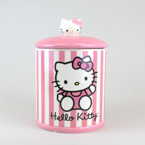 Hello Kitty (Sanrio) Pink Ceramic Cookie Jar - 第 1/3 張圖片
