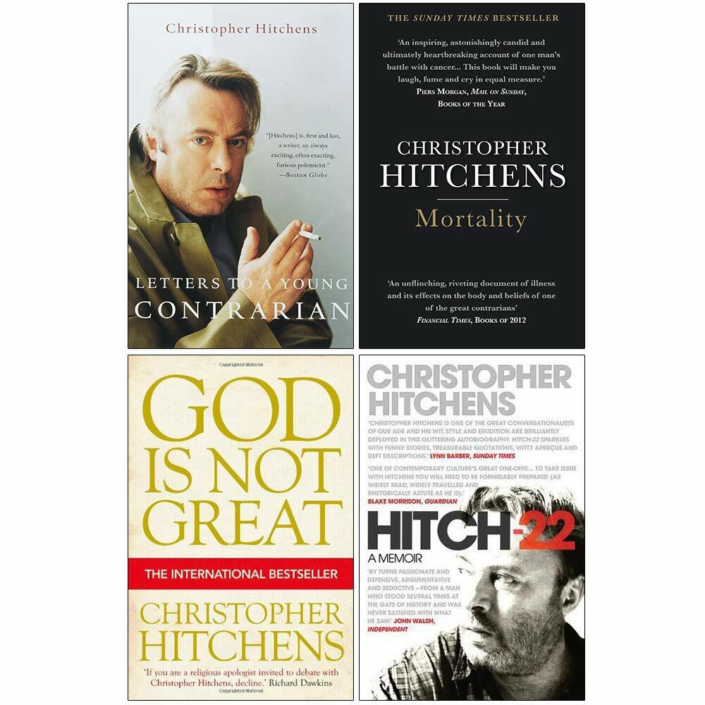 Christopher Hitchens 4 Books Collection Set Letters to a Young Contrarian PB NEW