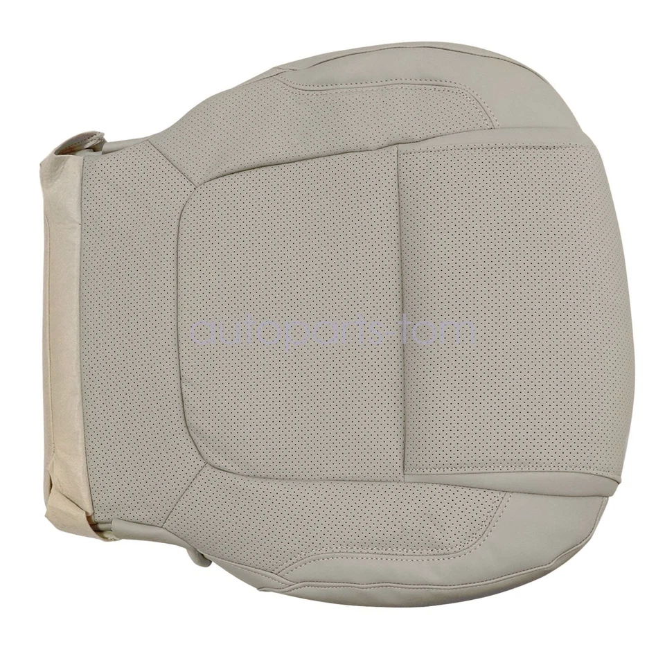 Capa de assento de couro perfurada inferior cinza pedra 2011-15 para Ford Explorer DRIVER - Imagem 3 de 4