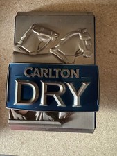 Carlton United Breweries CARLTON DRY Metal Bar Tap Header