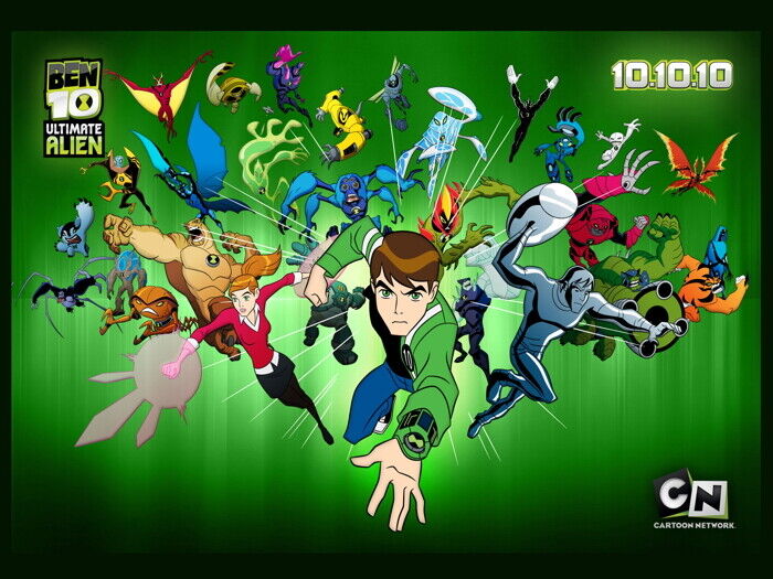 V3332 Ben 10 All Aliens Characters Cartoon TV Series Art Decor WALL POSTER  PRINT