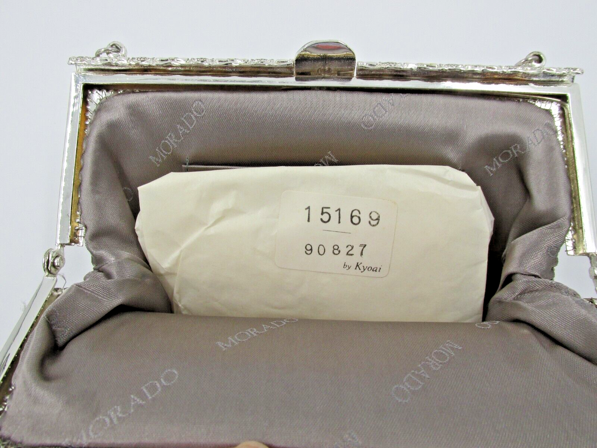 MORADO kyoai シルバー バッグ Morado silver mesh purse by Kyoai Japan 1980's Classic