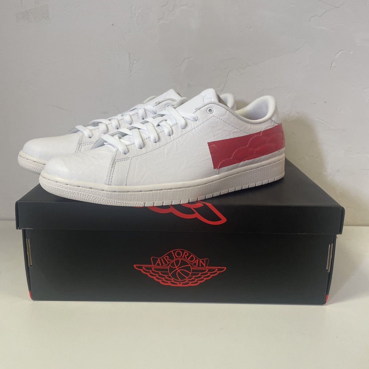Nike Air Jordan 1 Centre Court Men\'s Size 11.5 White University Red DJ2756-101 s-l1200.jpg main image 3