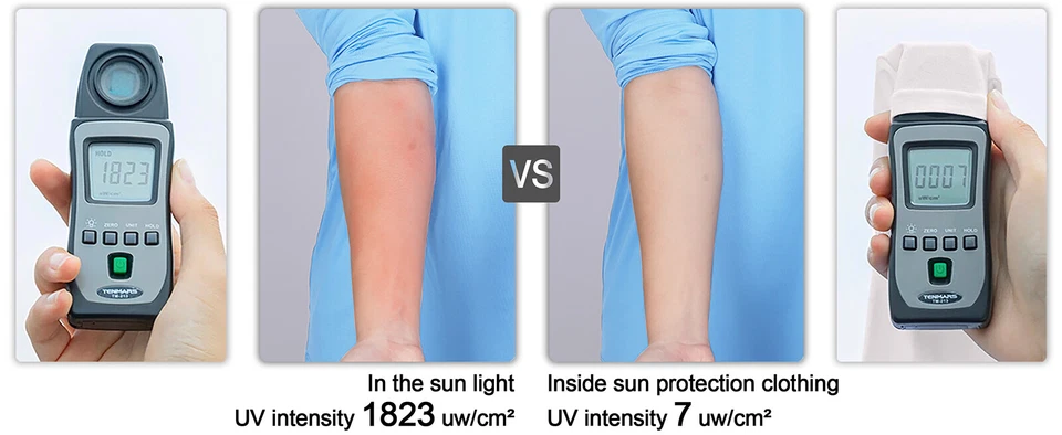 Men's UPF 50+ UV Protection Long Sleeve T-Shirt Sun Block Casual Fishing Shirts - Image 2 of 4