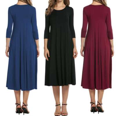 plain flowy dresses Flowy A-Line Maxi Dress – Women’s Clothing in Light Olive Frost & Mist / 3XL main image 0