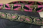5 YDS LOT~VINTAGE 'PAISLEY' JACQUARD RIBBON TRIM~1"=25MM~GOLD THREAD~INDIA~AUST