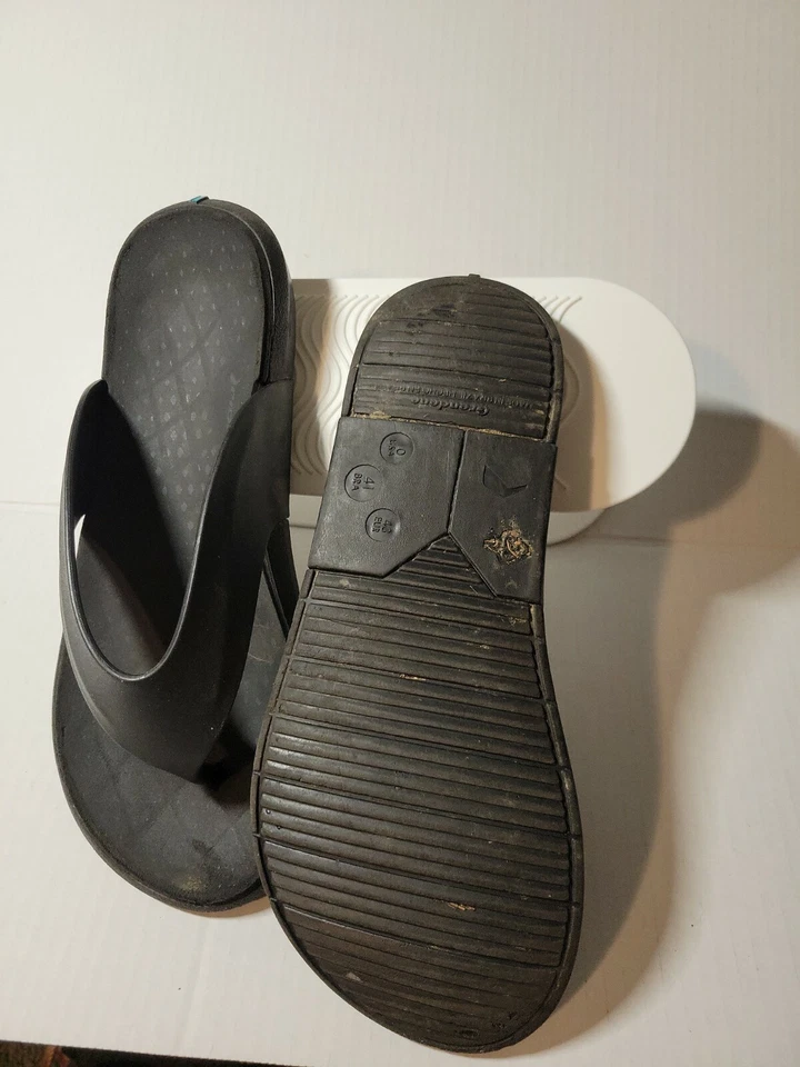 Шлепанцы женские Rider черные резиновый ремешок размер 10 - Изображение 3 из 4