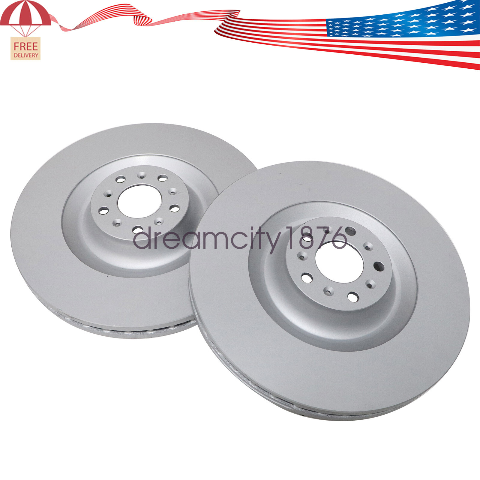 Front Brake Rotors Fits For Bentley Flying Spur 2014-18  GT 2004-18