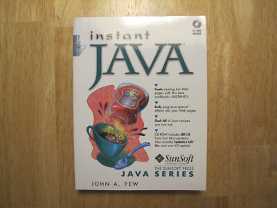 Instant Java by John A. Pew (1996 paperback)