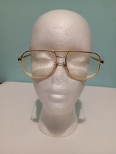 Vintage Charmant 3177Eyeglasses Frames 56 15-140MM 22K Gold Plated