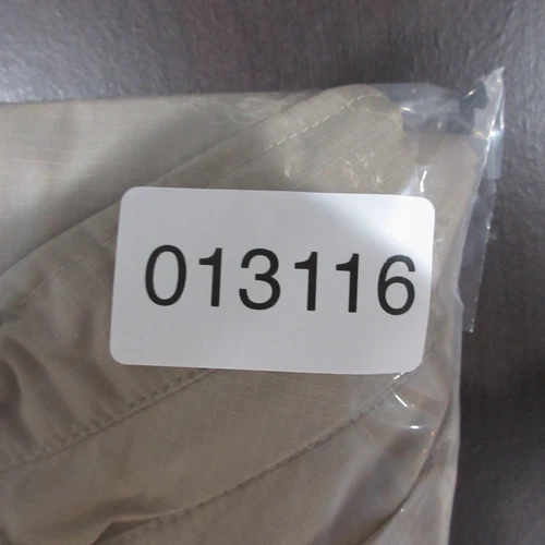 DC Shoe Co Jacket Mens Medium Beige Ripstop Vented Packable Hood Outdoor Vantage image 11