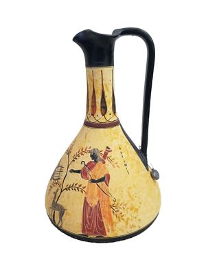 Handmade Greek Vase #502 Nina Ceramics (See Video)