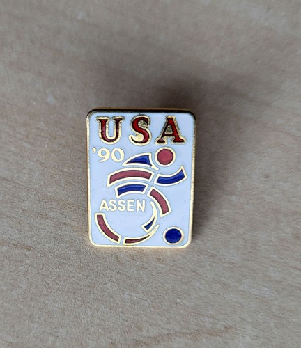 Team USA pin badge Olympic Games 1990 Assen Paralympics