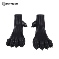 Smitizen Silicone Black Dragon Beast Paw Costumes for Halloween Party Cosplay