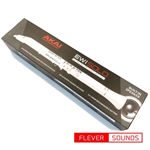 Akai Professional EWI Solo Special Edition White Digital Wind Synthesizer - Afbeelding 1 van 23