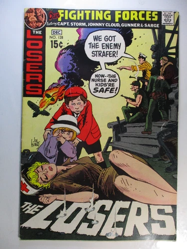 Our Fighting Forces #128, Capt Storm, Johnny Cloud, Fine, 6.0, OWW Pages