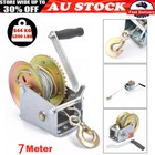 <!--F#f_0-->1200LB 544 KG 7M MANUAL BOAT MARINE CAR VAN TRAILER HAND POWERED WINCH PULLER<!--F/-->