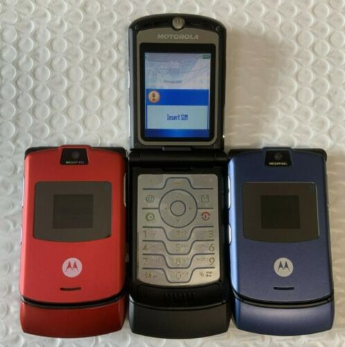 Telefono cellulare originale Motorola RAZR V3 2G Flip GSM sbloccato Bluetooth MP4 video - Foto 7 di 27