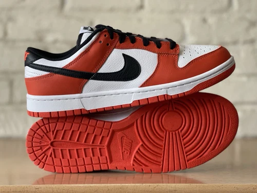 YEEZY Scarpe Nike Dunk Low Retro ID By You arancione bianco nero da uomo taglia 10 5 FN0569 900