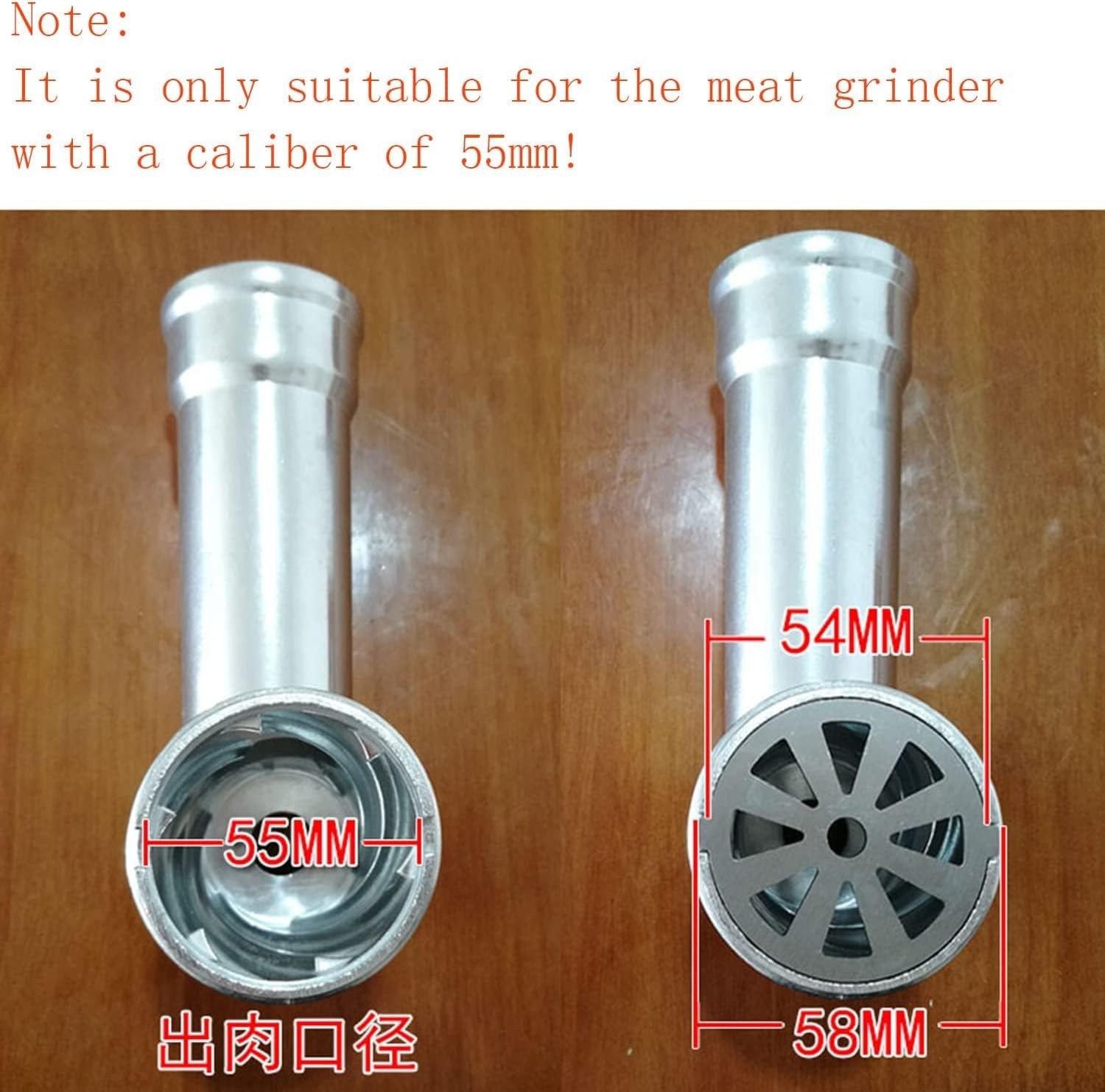 10-Piece Stainless Steel Meat Grinder Kit for Versatile Food Processing