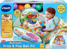 VTech Pop-a-Balls Drop and Pop Ball Pit Green...