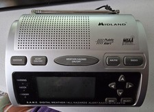 Midland Public Alert Weather Radio w AC Power Adapter WR-300 Tested Working Read
