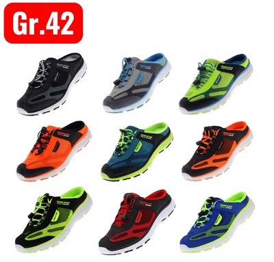 Herren Clogs Gr. 42 Sabots Sneaker Sandalette Pantoletten Slipper Freizeitschuhe