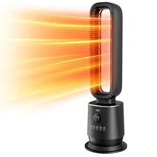 Tower Space Heater Bladeless With Thermostat- Oscillating Digital Ceramic Heater