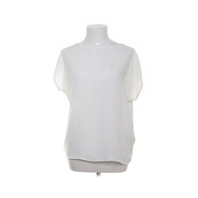ESPRIT, Top, Größe: M, Weiß, Viskose, Einfarbig, Damen #sKZ