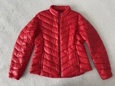M&S Collection Women 90% Down Puffer Hood Lightweight Jacket Red Size 14