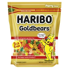 HARIBO Goldbears Original Gummy Bears XL Bag, 3 lb