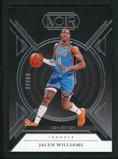 2024-25 JALEN WILLIAMS 22/99 PANINI NOIR ICON EDITION