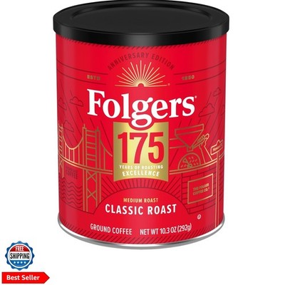 Classic Medium Roast Ground Coffee, 10.3 Oz 175th Anniversary Limited Edition...