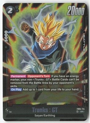Trunks: GT Super Rare Ultra Limit FB04-114