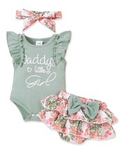 Baby Girl Clothes 3-6 Months Newborn Summer Sleeveless Infant Romper Floral