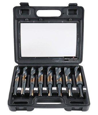 Accusize M35 Cobalt 1/2 Shank Drill Bit Set 9/16 1